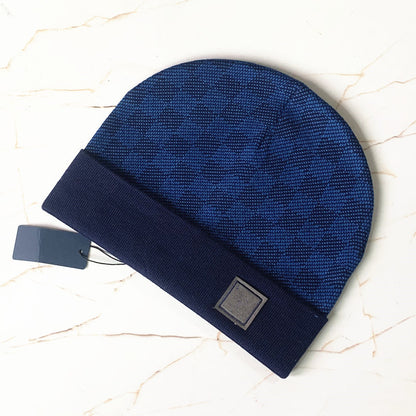 Autumn and Winter Popular Wool Knitted Light Board Beanie Hat European and American All-Matching Twill in Stock Warm Adult Beanie Hat