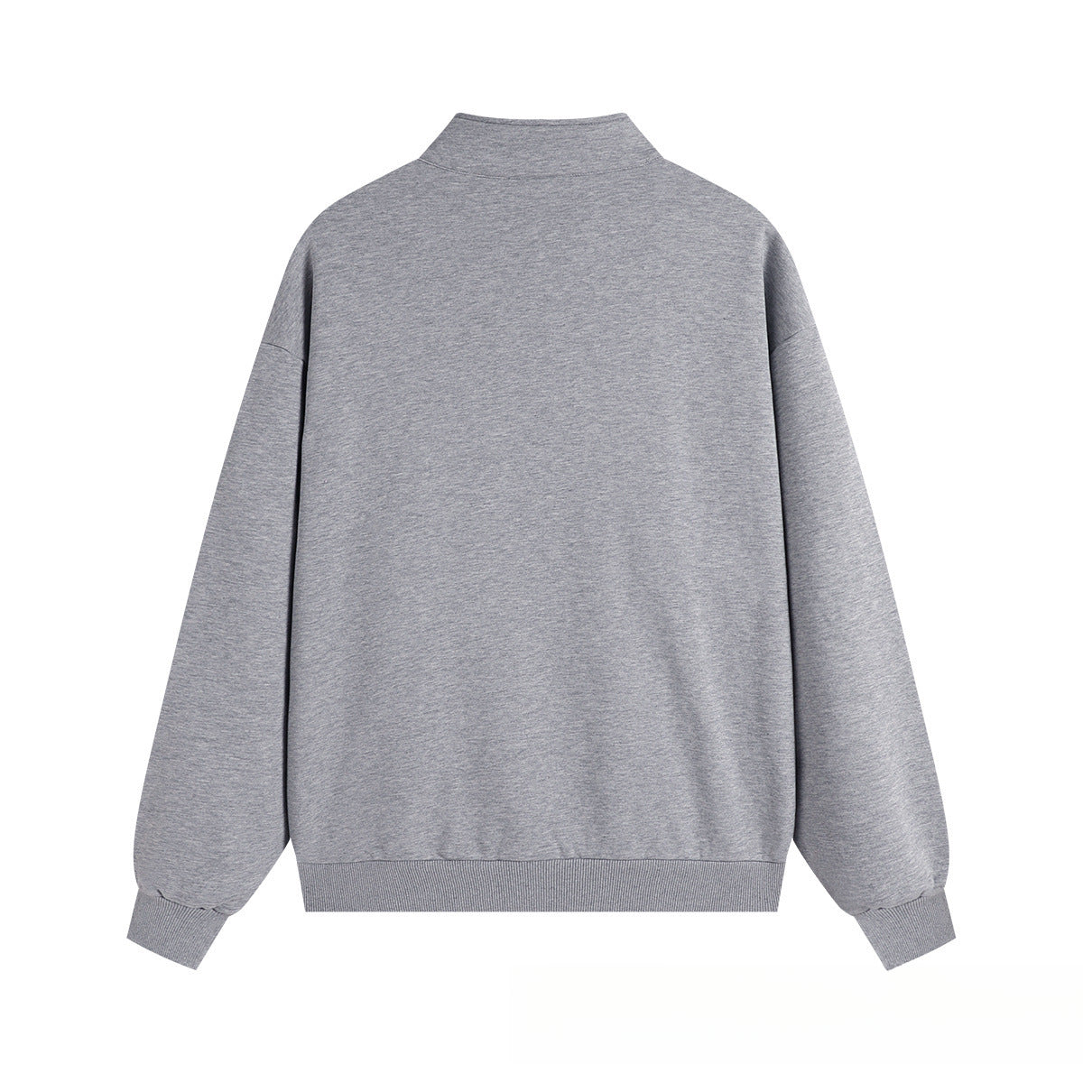 A-L-O Half-Zip Sweatshirt for Women, Autumn and Winter Loose Stand Collar Slimming Jacket, Casual Sports Top