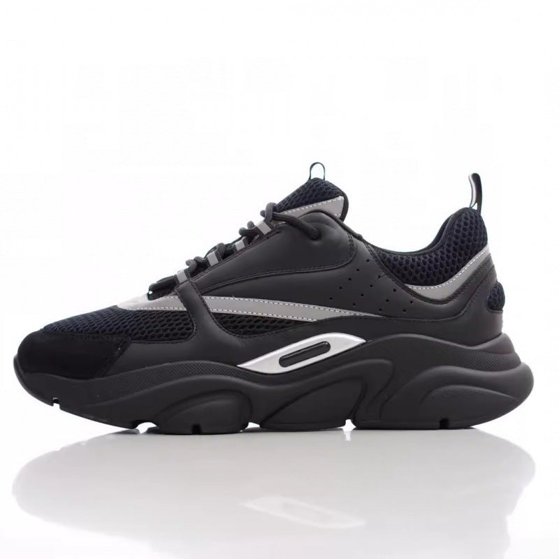 B22 Thick-Soled Height-Increasing Retro Dad Shoes for Men and Women, Mesh Breathable Sports Casual Shoes
