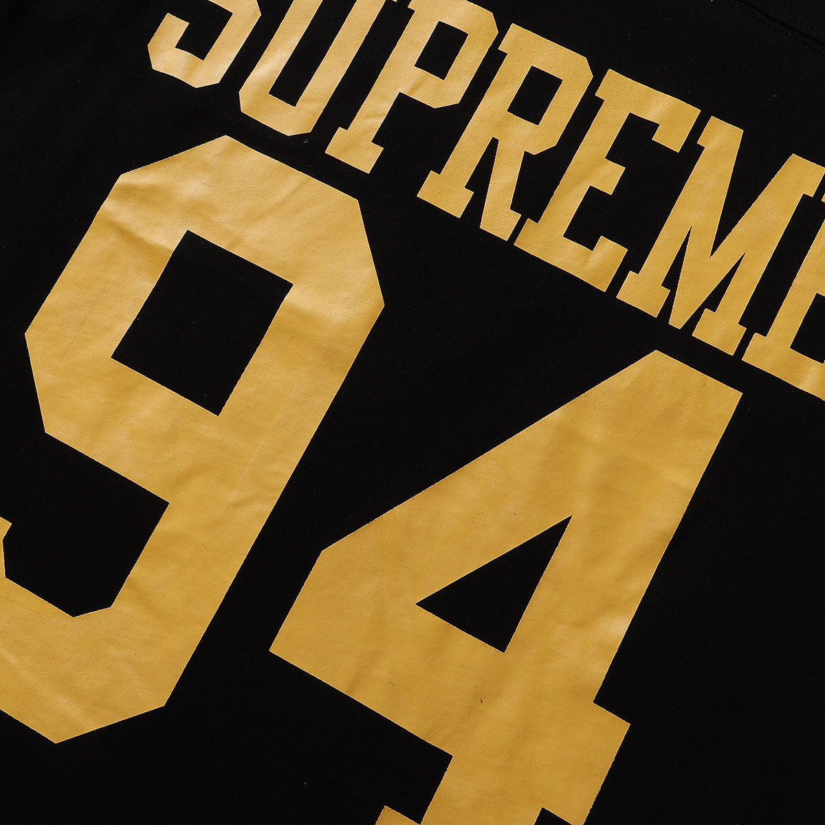 ss25supreme Crew Neck Short Sleeve American Style Trendy Classic Football Shirt Patchwork Ribbed High Street Top T-Shirt Unisex