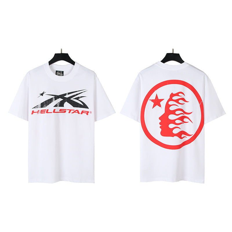 [4]2025 Summer New American Fashion Brand Male and Female Couples Wear plus Size Loose Pullover Short Sleeve T-shirt Youth Tee