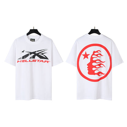 [4]2025 Summer New American Fashion Brand Male and Female Couples Wear plus Size Loose Pullover Short Sleeve T-shirt Youth Tee