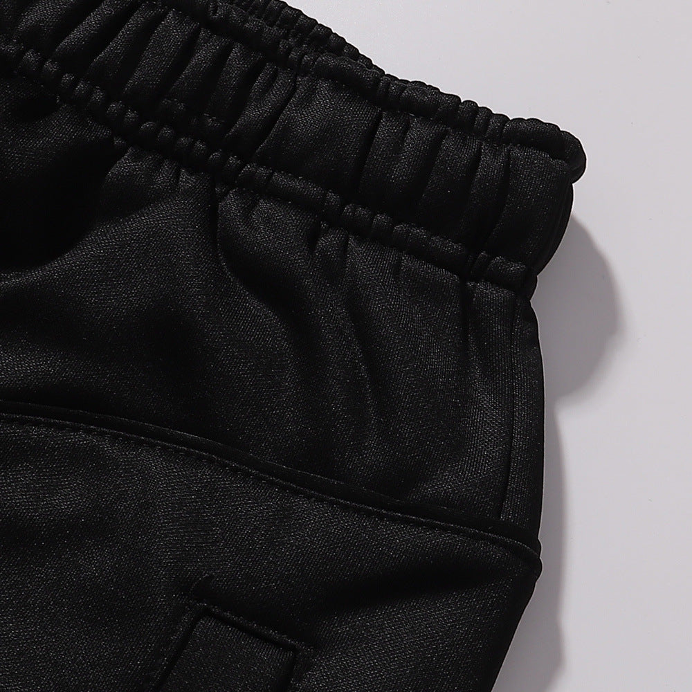 Gmabcd-sup Hoodie Collaboration Joe Loose Fit Autumn Winter Fleece Zipper Jacket Street Fashion Patchwork Hooded Sweatshirt