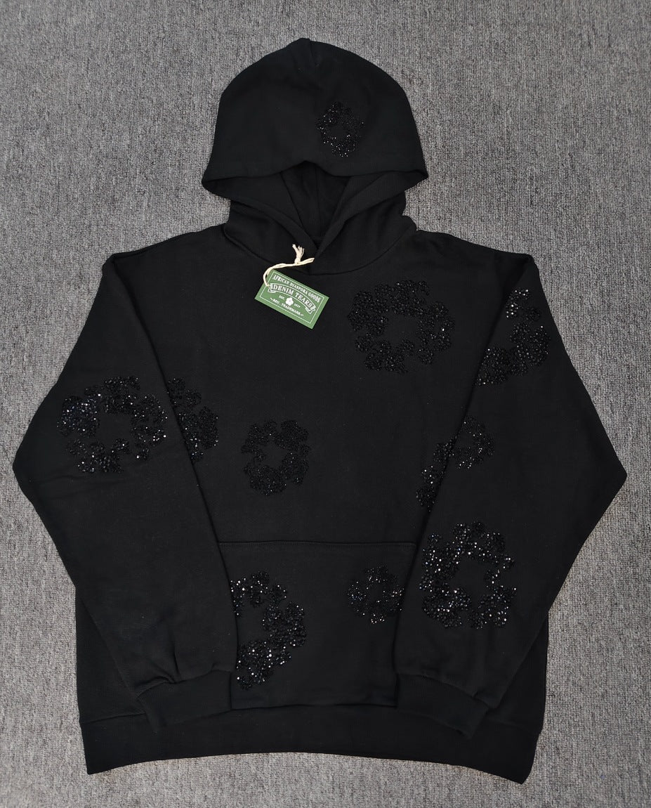 GMabcd Denim Tears Sweatshirt Main Line Kapok Rhinestone Casual Long Pants Hoodie Jacket Men【high quality】