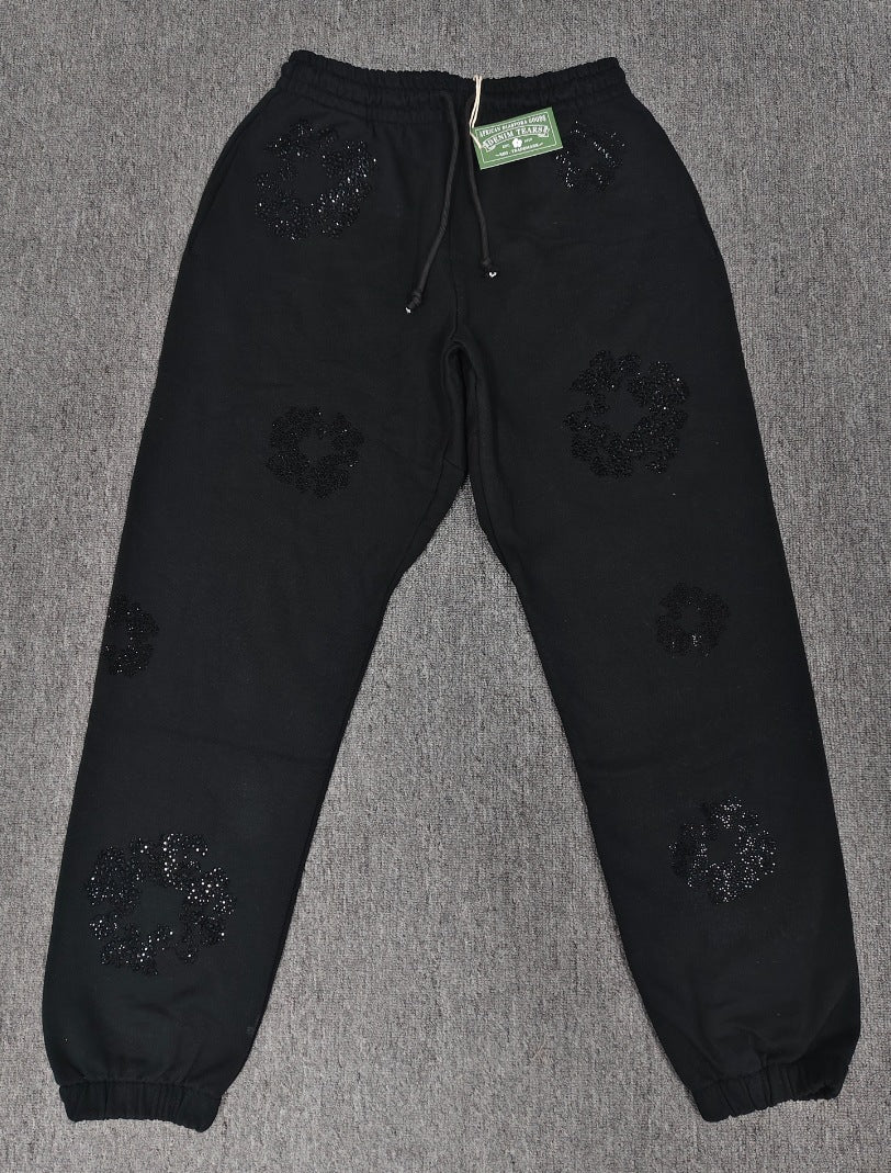 GMabcd Denim Tears Sweatshirt Main Line Kapok Rhinestone Casual Long Pants Hoodie Jacket Men【high quality】