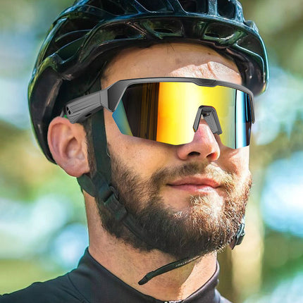 Outdoor Sports Sunglasses Smart Glasses Fashionable Cycling Bluetooth Glasses for Listening to Music and Calling Unisex