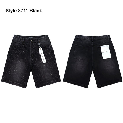 Men's denim shorts – Style 8711 Black