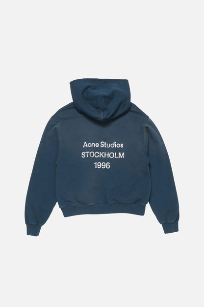 1996 Embroidered Logo Letter Zip-Up Loose-Fit Unisex Hooded Sweatshirt (Part 2)