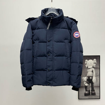 GMabce-New 29 style Big Goose 2048 Parka Coat, Unisex Style with Detachable Hood, Extreme Cold Protection Comparable to Rolls-Royce Grade, Fur-Free Hooded Down Jacket Wyndham Jacket Thickened