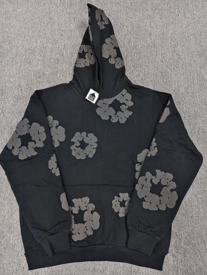 [High Quality Version] All Cotton Denim Tears Hoodie Kapok Hoodie American High Street Trendy Sweatshirt