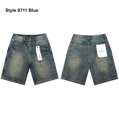 Men's denim shorts – Style 8711 Blue