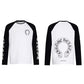 Ch Heart High-Quality Double Yarn Pure Cotton Unisex Printed Long Sleeve T-Shirt