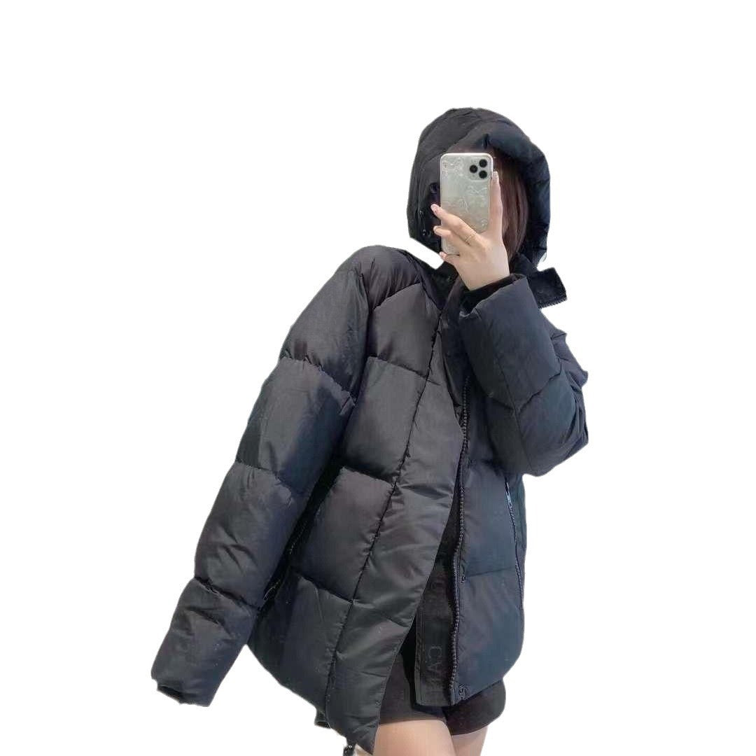 GMabcd Big GOOSE/ Junction 3M Reflective Black Label Parka Coat/Same style as used by Ouyang Nana