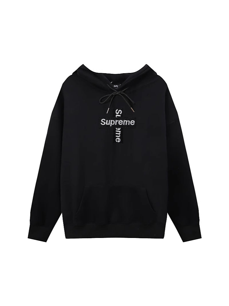 GMSupreme Fleece-Lined Full Series Hooded Sweatshirt Men's Jacket Hoodie BOX Classic Collaboration Long Sleeve
