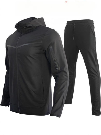 Spring and Autumn Hooded Suits Men's and Women's NK Sports Leisure Suit Sports Fashionable Jacket Trousers Fashion Brand Clothes
