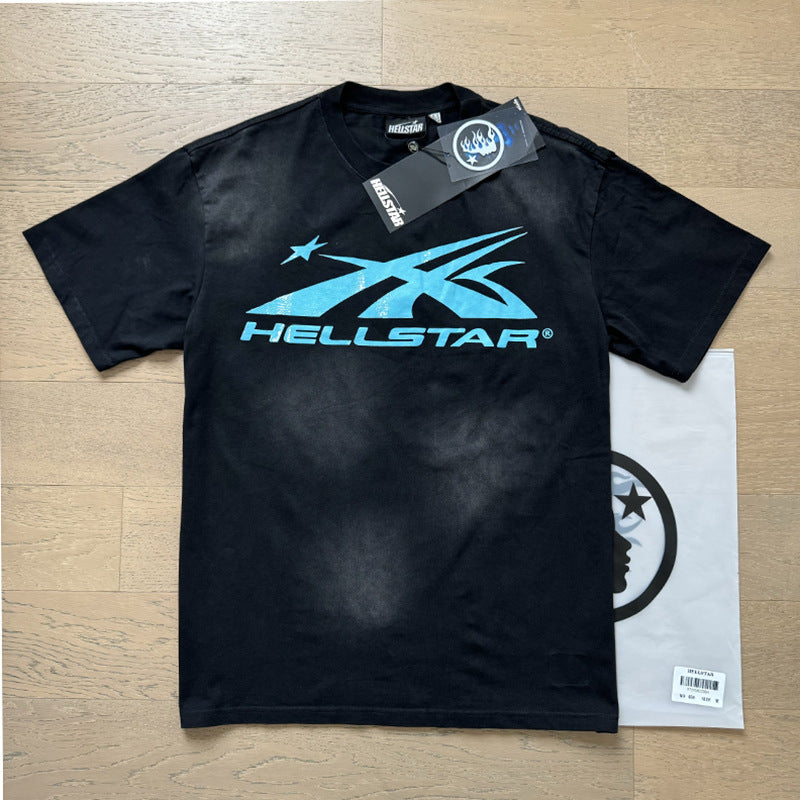 [4]2025 Summer New American Fashion Brand Male and Female Couples Wear plus Size Loose Pullover Short Sleeve T-shirt Youth Tee