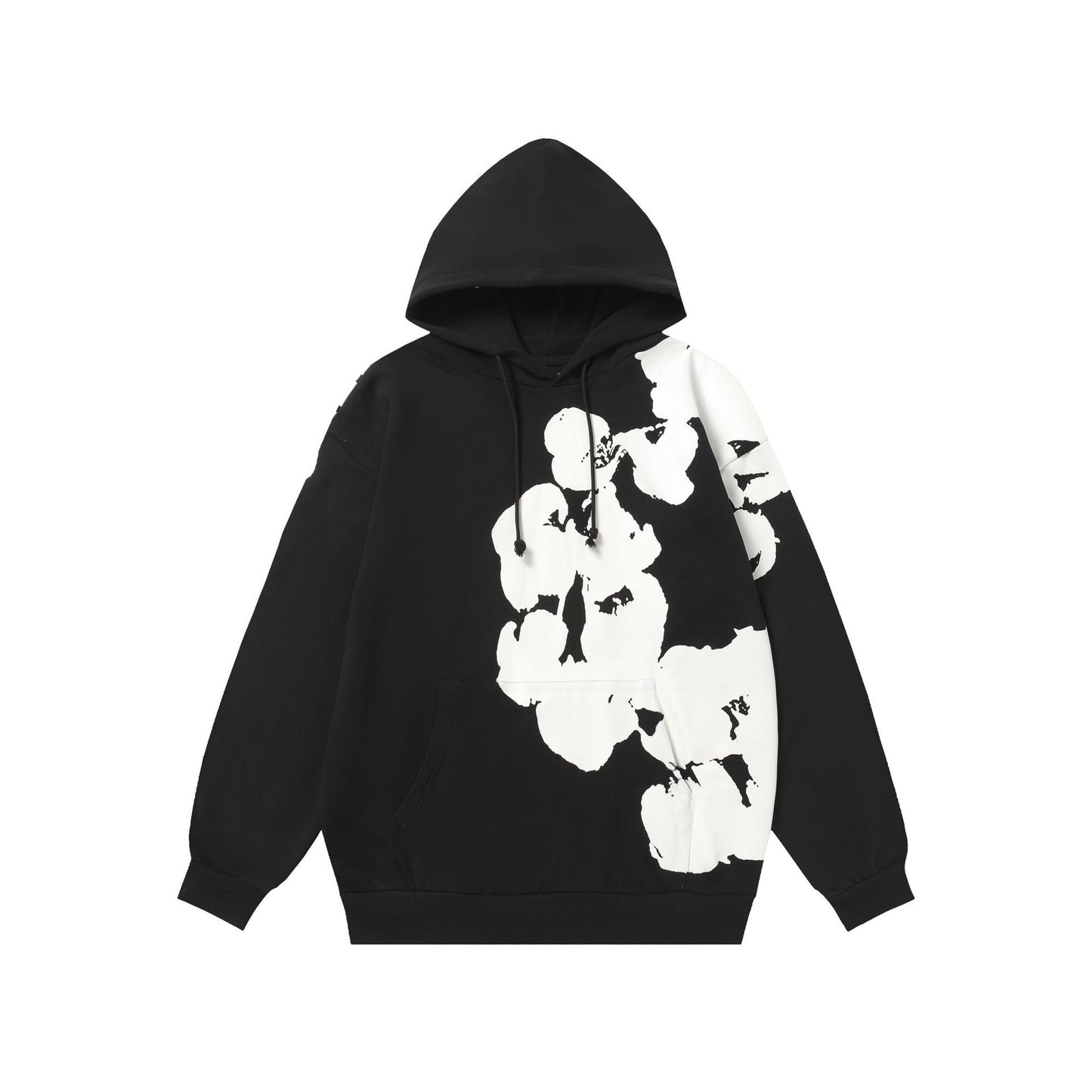 High-Quality Foam Kapok Hoodie High Street Hip-Hop Loose Terry Heavyweight Sweatshirt for Men and Women