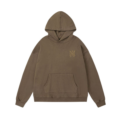 Fall/Winter 2025 Am1r1 Embroidered Letter Pattern Pullover Hooded Sweater for Men and Women