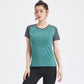 Unisex Breathable Lightweight Gym Short Sleeve Quick-Dry Top Fitness Sports Wear Ice Silk T-Shirt Stretch Short Sleeve