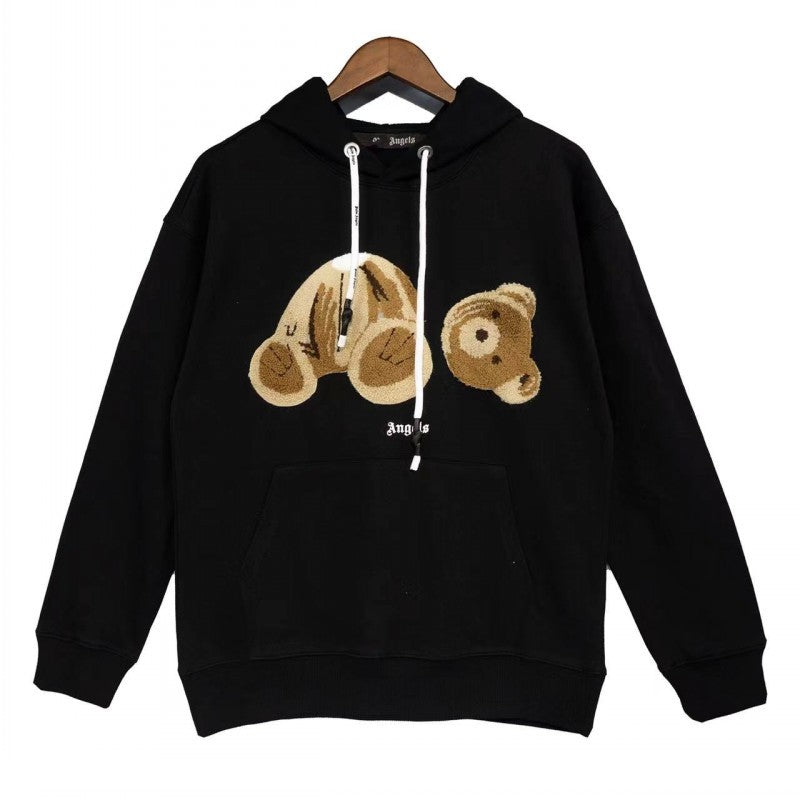 PA Angel Broken Bear Sweater Oversize Niche High Street Fashion Brand Ins Couple Hoodie