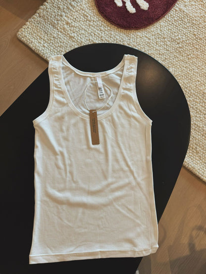 Ski **Kardashian Cotton Rib European and American 2025 Women's Spring Sports Vest Sleeveless Slim Modal
