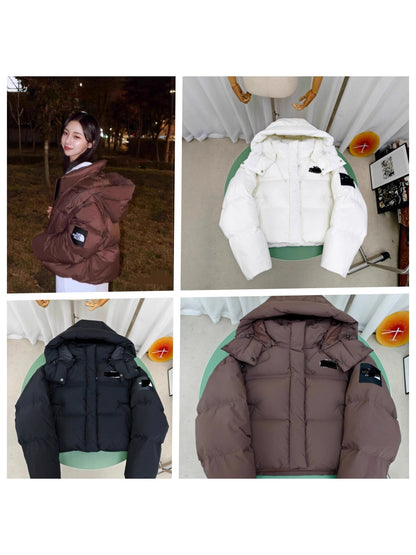 2026 Autumn Winter Hot Sale Beijia Beijia South Korea Limited Two-in-One White Duck Down Cold-Proof Down Jacket