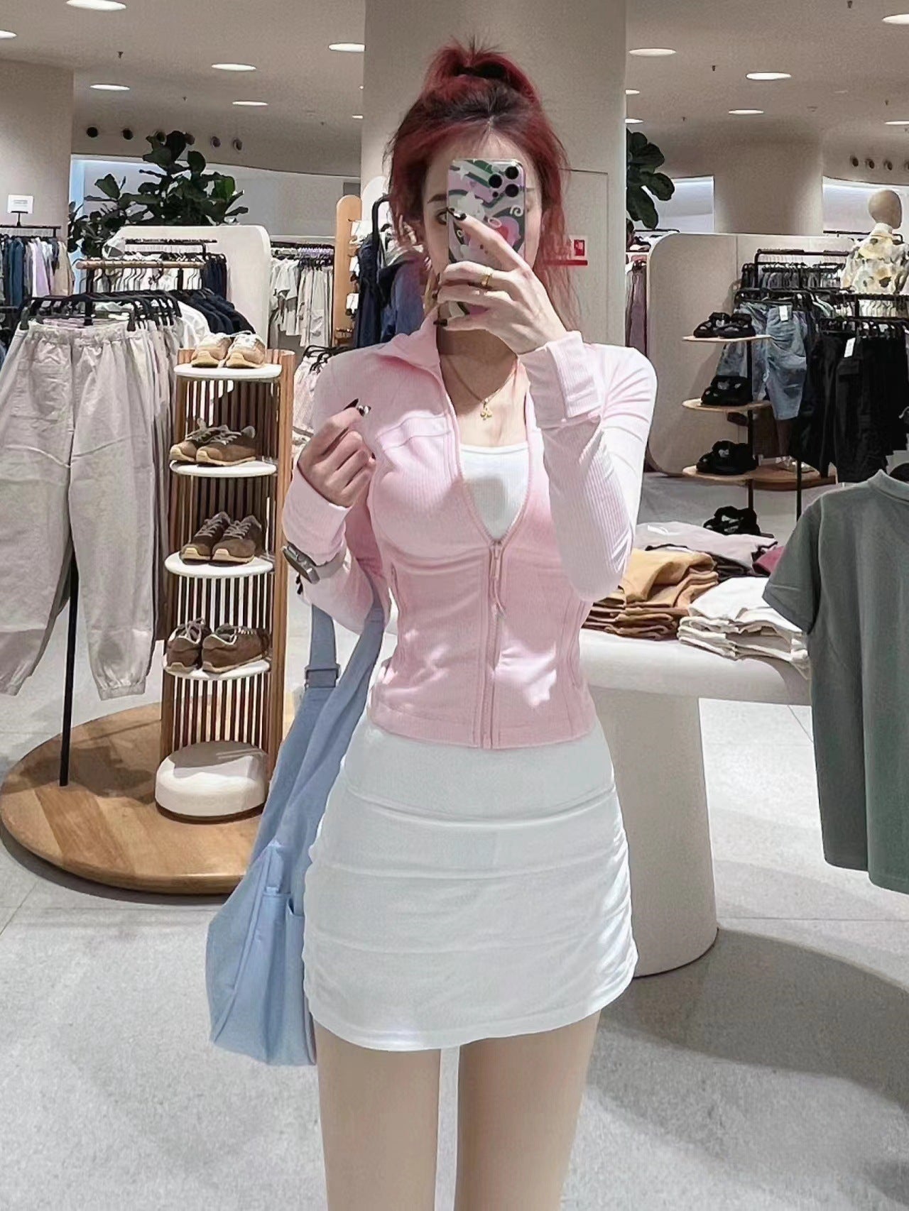 Lulu Short Define Same Style Yoga Jacket Spring Summer Stand Collar Women's Jacket Stretch Slim Fit Sports Fitness Long Sleeve Top