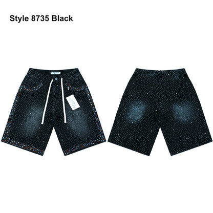 Men's denim shorts – Style 8735 Black