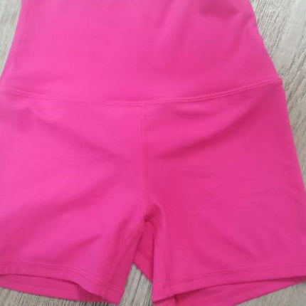 Women's Yoga Shorts Sports High Waist Tight Peach Bum Lift Shorts Cycling Fitness Pants Lulu Same Style Shorts
