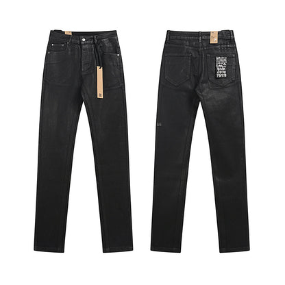GMabcd Trendy KSUBI Men's Pants Casual Slim Fit Skinny Jeans Stretch Denim Pants