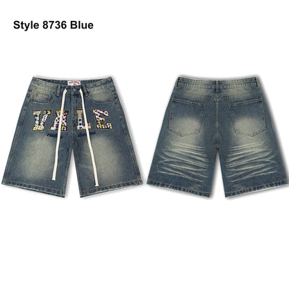 Men's denim shorts – Style 8736 Blue