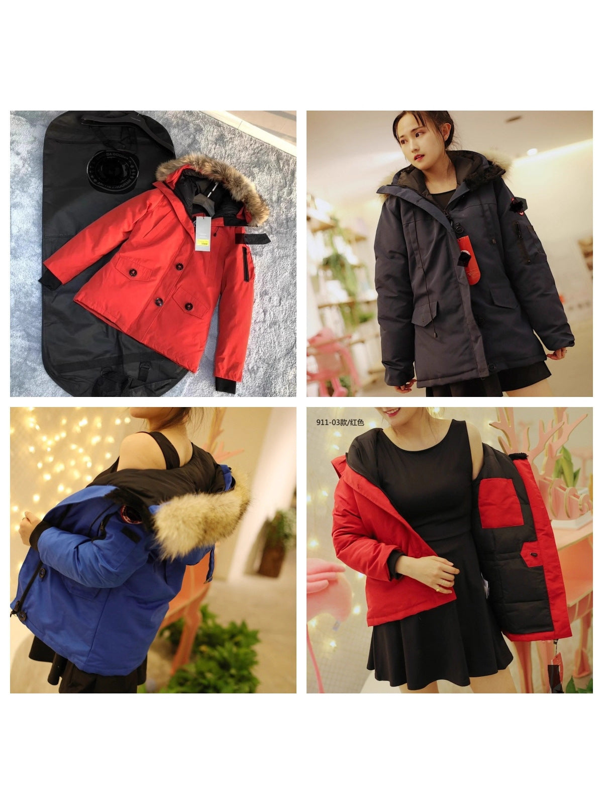 Hot-Selling Big Goose Duck Down 03 Style Flight Jacket White Duck Down Parka Coat Putian High Version 2026 Autumn Winter