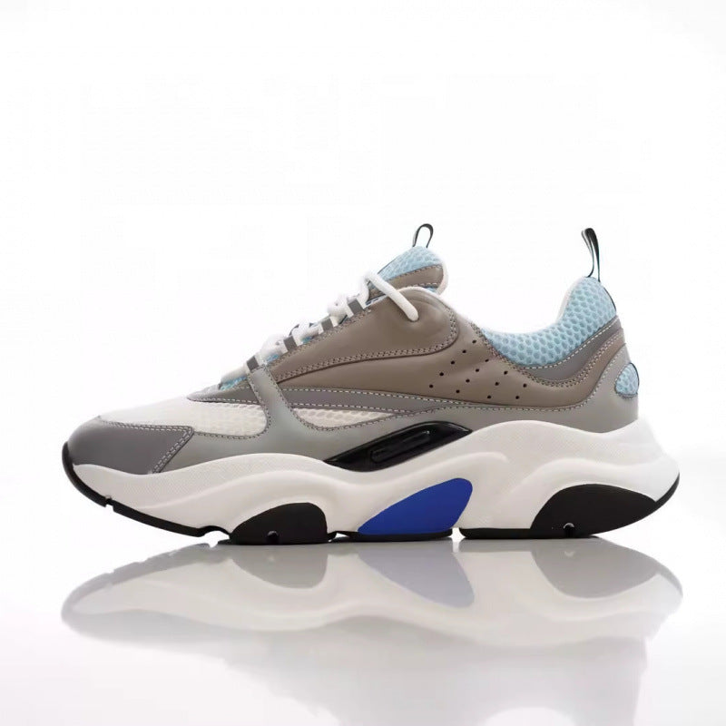 B22 Thick-Soled Height-Increasing Retro Dad Shoes for Men and Women, Mesh Breathable Sports Casual Shoes