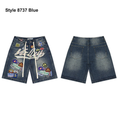Men's denim shorts – Style 8737 Blue