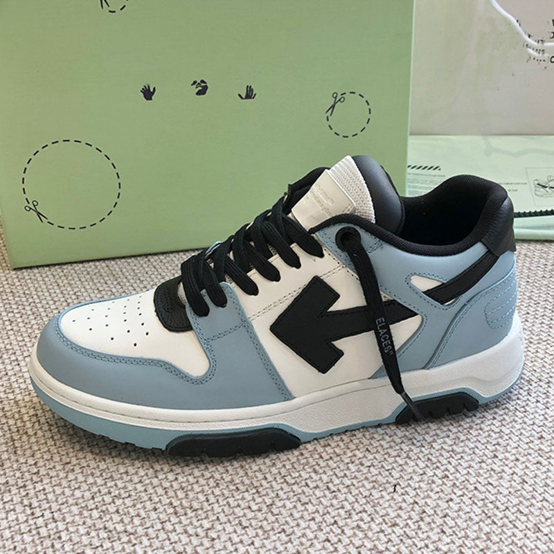 Gmabcd Off Trendy Brand Men and Women Shoes Genuine Leather Casual Sneakers Panda Color Thick Sole Low Top Bread Shoes