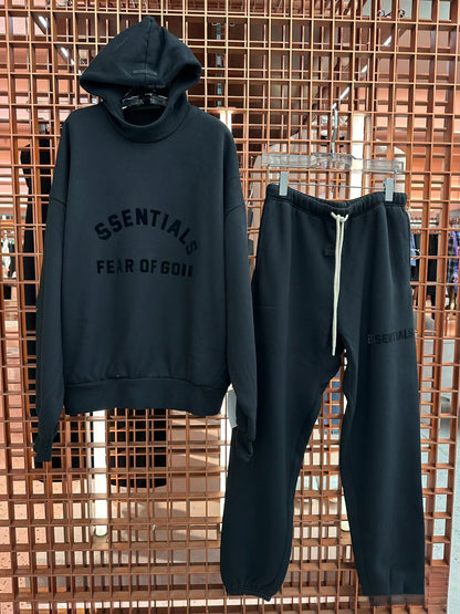 2025 New FQG SSENTIALS European and American Trendy Brand Fleece Sweatshirt Unisex Sweatshirt Jacket Hot-Selling Hoodie