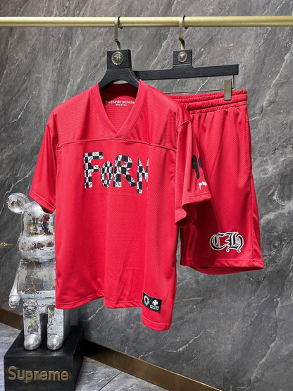 24ss Ch Ball Uniform Suit Mattyboy Limited Flower Arm Ice Hockey Suit Ball Uniform Suit Couple Style