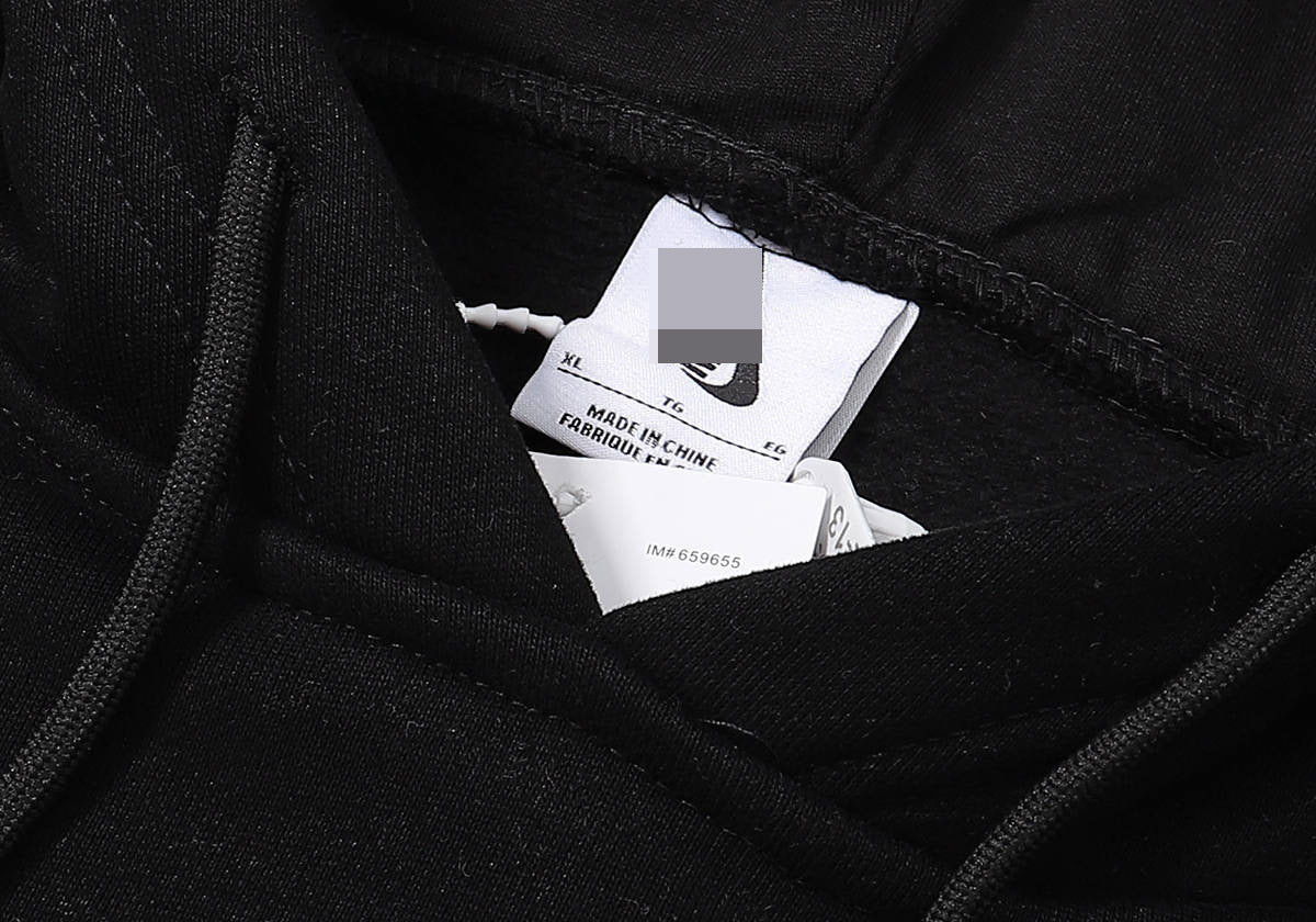 Fog Three-Party Collaboration Double Hoodie Sweatshirt 400g Heavyweight Fleece Cotton Loose Jacket for Men
