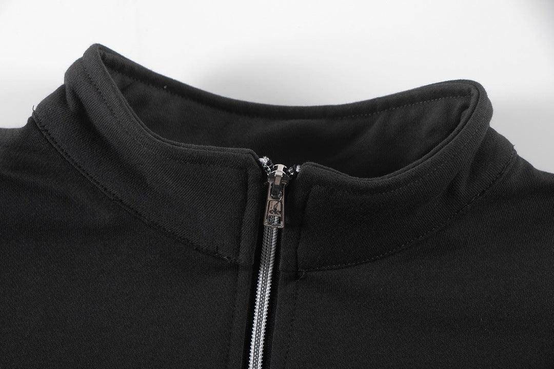 A-L-O Heavyweight Sweatshirt Loose Terry Warm Hoodie Zipper Casual Hooded Jacket