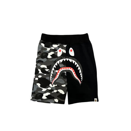Trendy Brand BP Classic Shark Camouflage Men's Casual Loose Sports Five-Point Shorts High-End Terry Drawstring Shorts Trend