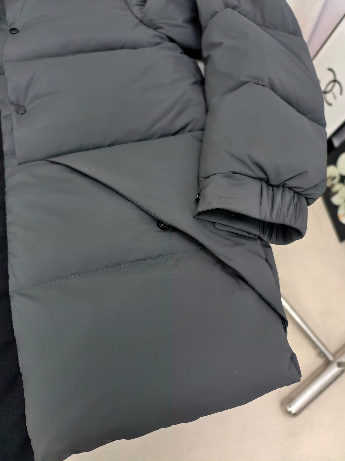 Dustproof Bag Version Madeira Down Jacket Black Warrior Zipper Hooded Unisex Coat