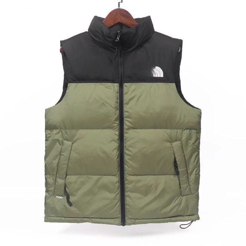 GMabcdNorth-Face 1996 Down Vest Unisex American Version TNF700 Puff Embroidery Winter Vest Couple Style Reversible