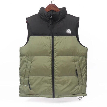 GMabcdNorth-Face 1996 Down Vest Unisex American Version TNF700 Puff Embroidery Winter Vest Couple Style Reversible