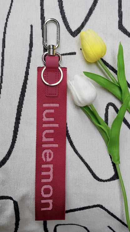 Lulu Same Style Mobile Phone Key High Quality Jacquard Pendant All Kinds of Bag Clothing Personality Trendy Decorations