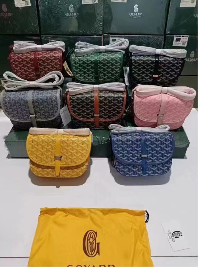 Gay** Messenger Bag Unisex Saddle Bag Dog Tooth Elegant Print Underarm Shoulder Crossbody Bag Trendy