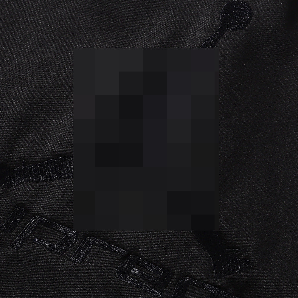 Gmabcd-sup Hoodie Collaboration Joe Loose Fit Autumn Winter Fleece Zipper Jacket Street Fashion Patchwork Hooded Sweatshirt