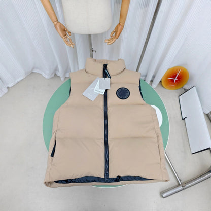 Cana-da - Goose, Duck Down 2804 Style White Duck Down Vest 2025 Autumn Winter New Solid Color