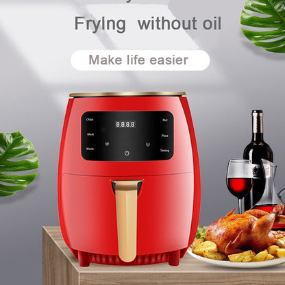 Air Fryer New Air Fryer Home Large Capacity Chips Machine Multi-Functional Deep Frying Pan