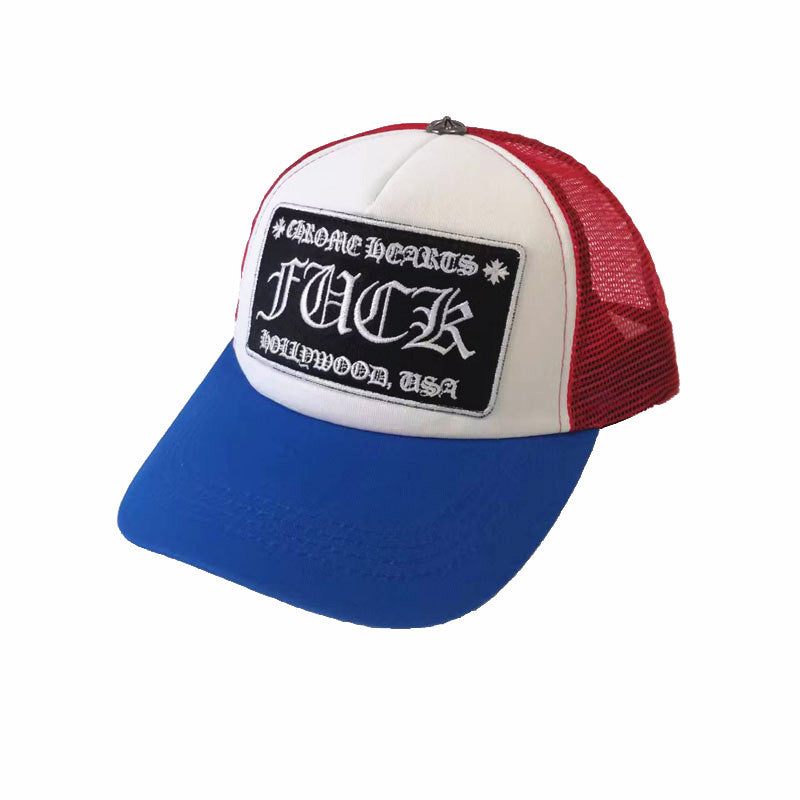 CH Cro Hat Embroidery Fashion Hip-Hop Sunshade Mesh Hat Women Flat Sun Baseball Cap FK Letter Outing