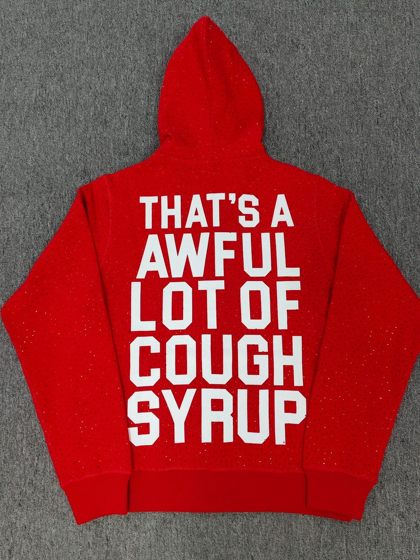 THAT'S A AWFUL LOT OF COUGH SYRUP HOODIE Full Diamond Zipper Hoodie Sweatshirt for Men